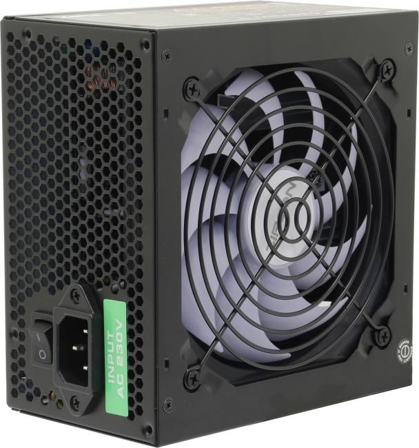 Блок питания Zircon AA-500, ATX, 500Вт, активный PFC