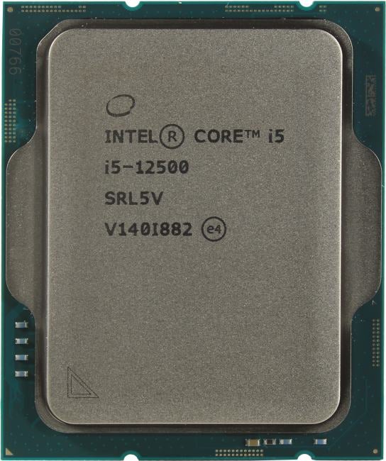 CPU Intel Core i5-12500      3.0 GHz/6PC/SVGA UHD  Graphics  770/7.5+18Mb/117W/16  GT/s LGA1700