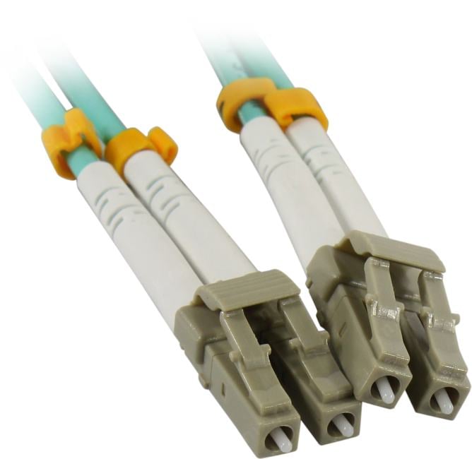 Патч-корд оптический Cabeus FOP-50-LC-LC-7m, Duplex LC/LC, OM3, 7м
