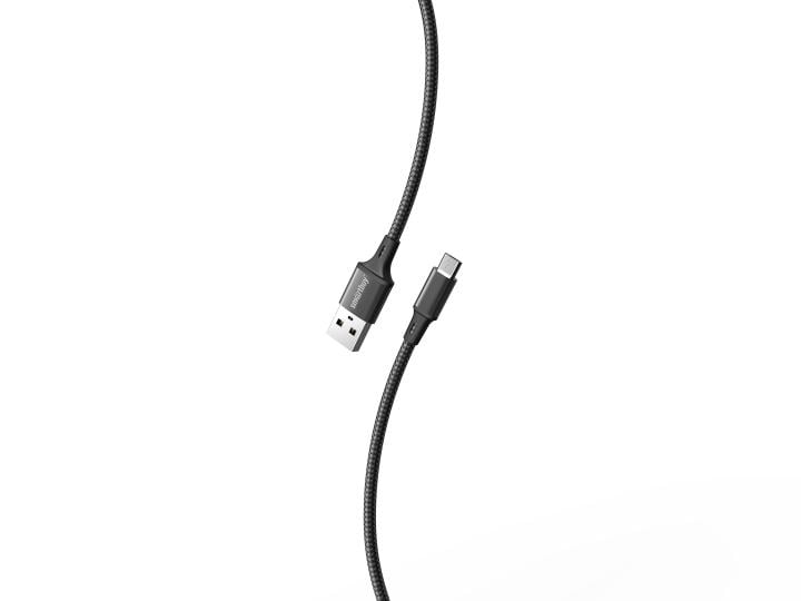 iK-22-S14b Кабель для зарядки и передачи данных S14 MicroUSB черный, 3 А, 2 м,  Smartbuy  (iK-22-S14b)