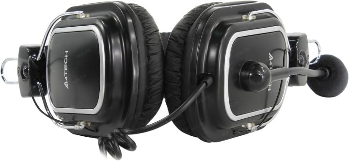 Наушники с микрофоном A4Tech HS-50 (шнур 2.5м, с  регулятором  громкости)
