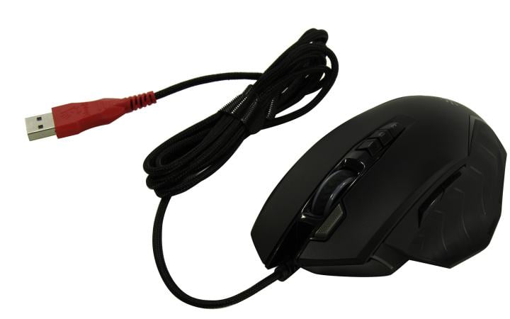 Bloody Gaming Mouse <J95S Stone Black>  (RTL) USB 9btn+Roll