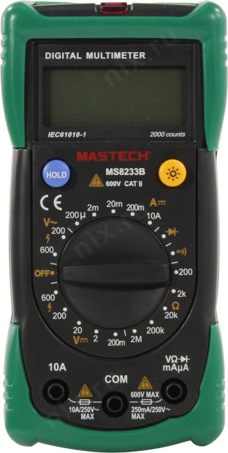 MASTECH <MS8233B>  Цифровой мультиметр (13-2016)