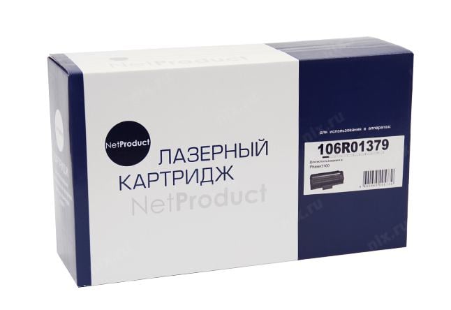 Картридж лазерный NetProduct N-106R01379, черный, 4000 стр.