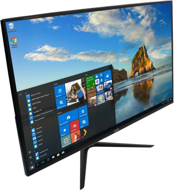 CBR LCD Монитор 23.8" MF-2401, VA, FHD 1920x1080, 100Гц, 1*HDMI/1*VGA, внешний БП, черный, кабель HDMI [LCD-MF2401-OPC]