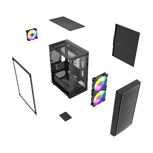 Minitower Powercase Mistral Micro EM20 <CMMEM20B-L3>  MicroATX, без БП