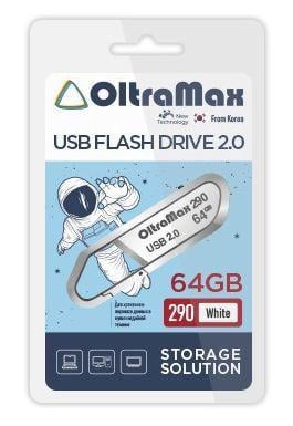 USB-флешка Oltramax OM-64GB-290-White, 64 ГБ