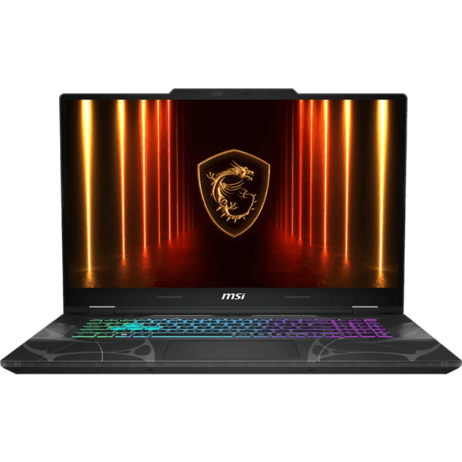 Ноутбук MSI Cyborg 17 B13WFKG Core i7-13620H 17.3" FHD (1920*1080), 144Hz DDR5 16GB (16GB*1),1TB SSD,NV RTX 5060 (8GB GDDR7),55.2Whr,2,5kg,DOS,1y,Translucent Black