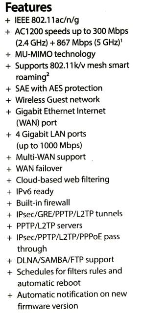D-Link <DIR-1260  /RU/R1A> Wireless Gigabit Router (4UTP 1000Mbps,  1WAN, 802.11a/b/g/n/ac, 867Mbps)