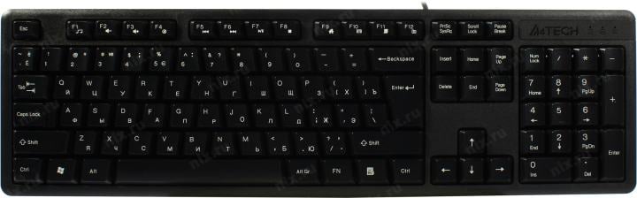 Клавиатура A4Tech KKS-3  Black <USB> 104КЛ