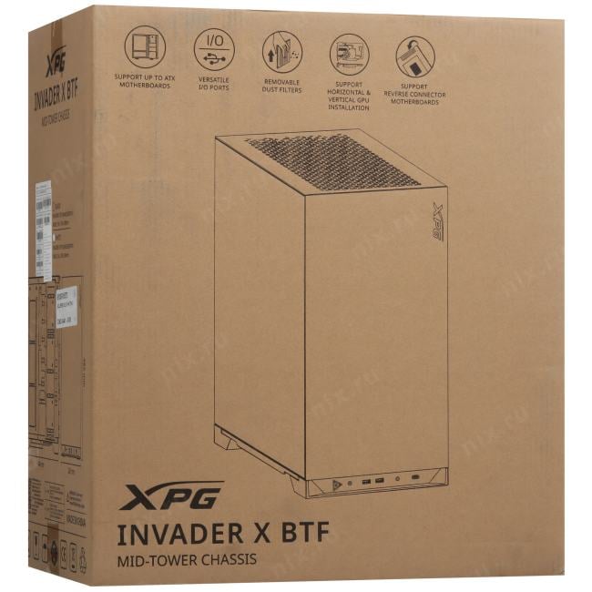 INVADERXBTFMT-WHCWW XPG  Корпус XPG INVADERXBTFMT-WHCWW