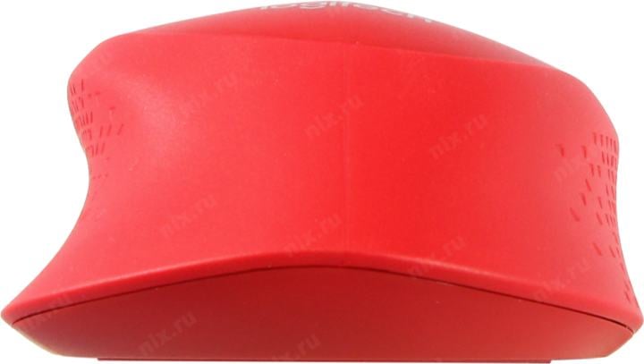 Logitech M280 Red Wireless Mouse <910-004308>  (RTL) USB 3btn+Roll