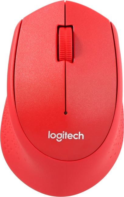 Logitech M280 Red Wireless Mouse <910-004308>  (RTL) USB 3btn+Roll