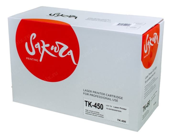 Картридж лазерный Sakura TK450 для Kyocera Mita FS-6970DN/6975DN, черный, 15000 к.