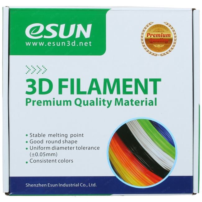 Катушка PLA+ пластика ESUN 1.75  мм  1кг.,  черная (PLA+175B1)
