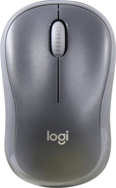 Logitech M186 Wireless Mouse <910-004131> (RTL)  USB 3btn+Roll уменьшенная