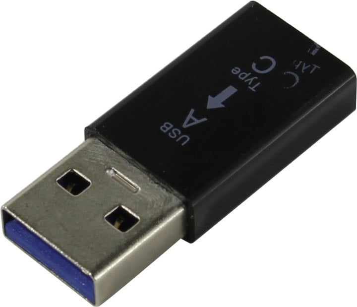Переходник KS-IS KS-379, TypeC-USB, черный