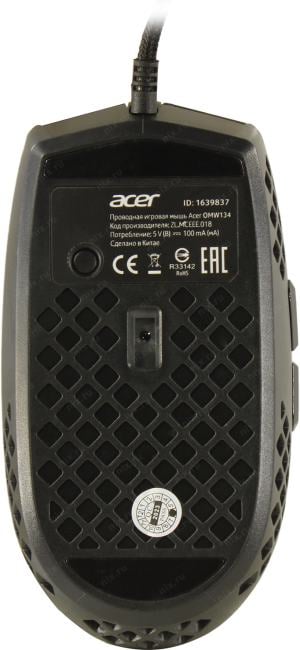 Acer Optical Mouse OMW134 <ZL.MCEEE.018>  (RTL) USB 6btn+Roll