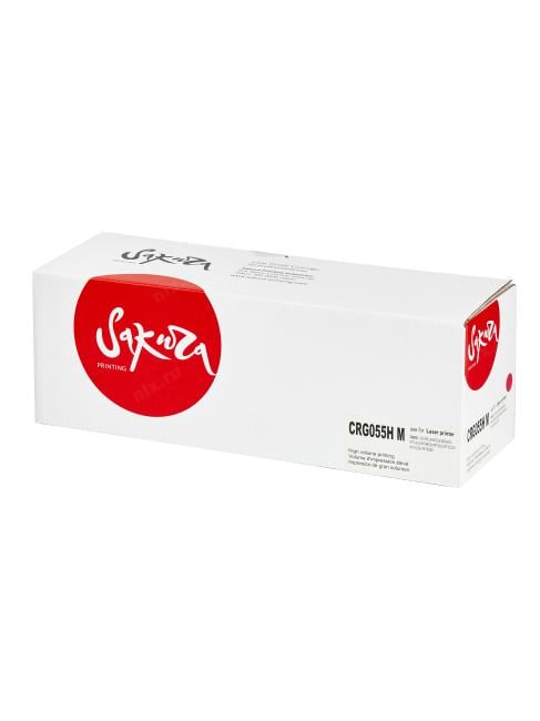 SACRG055HM Картридж SAKURA CRG055HM для Canon i-SENSYS LBP663, LBP664, MF742, MF744, MF746,  пурпурный,  5900к.