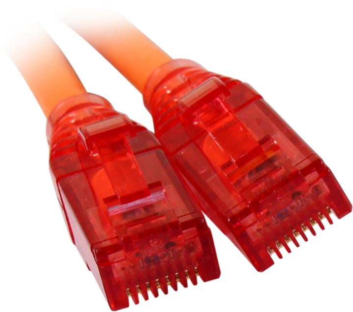 Патч-корд Hyperline PC-LPM-UTP-RJ45-RJ45-C5e-1.5M-LSZH-OR, U/UTP Cat.5e, LSZH, 1.5м, оранжевый
