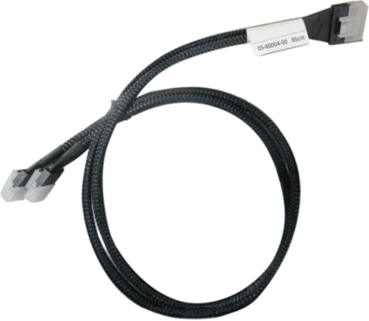 Кабель Amphenol CBL-8654-2-8654-10, SFF-8654 x8→2×SFF-8654, 0.65м