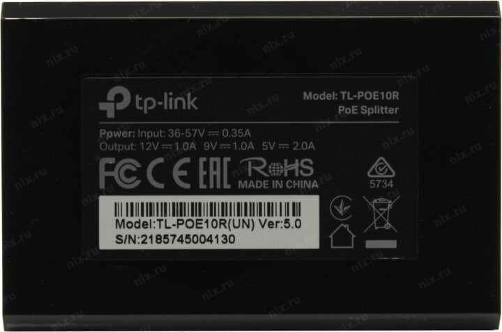 TP-LINK  <TL-POE10R>  PoE  Splitter 5В/12В
