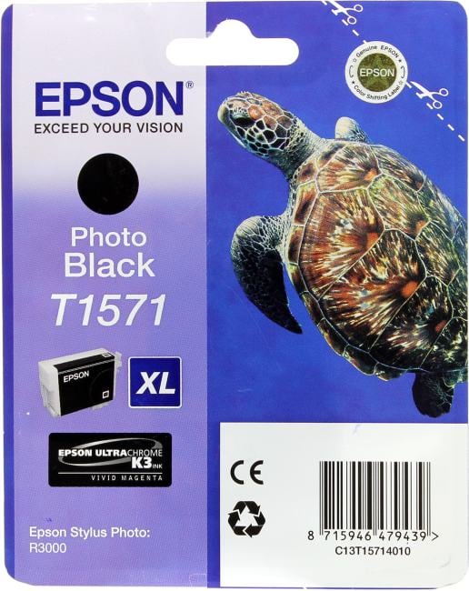 Картридж EPSON T15714010  для Epson Stylus Photo R3000 Фото Черный