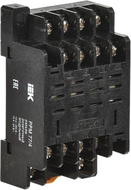 Разъем IEK RRP10D-RRM-4  модульный для РЭК77/4