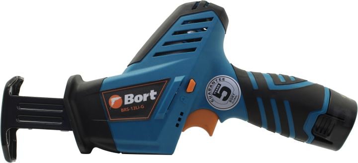 Bort Пила сабельная аккумуляторная BRS-12Li-G {12 В; 1,5 Ач; Li-Ion ; батарей 2 шт; 2800 об/мин; 1,2 кг; гарантия 2 г} [93410167]