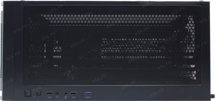 Miditower XASTRA A500 4ARGB <A500-BK-FC120ARGB-4F-GL>  ATX без БП