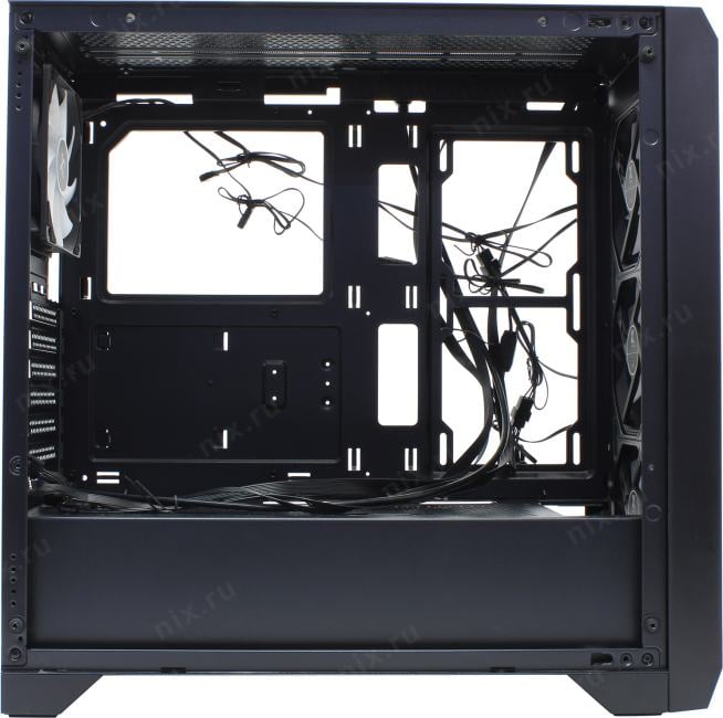 Miditower XASTRA A500 4ARGB <A500-BK-FC120ARGB-4F-GL>  ATX без БП