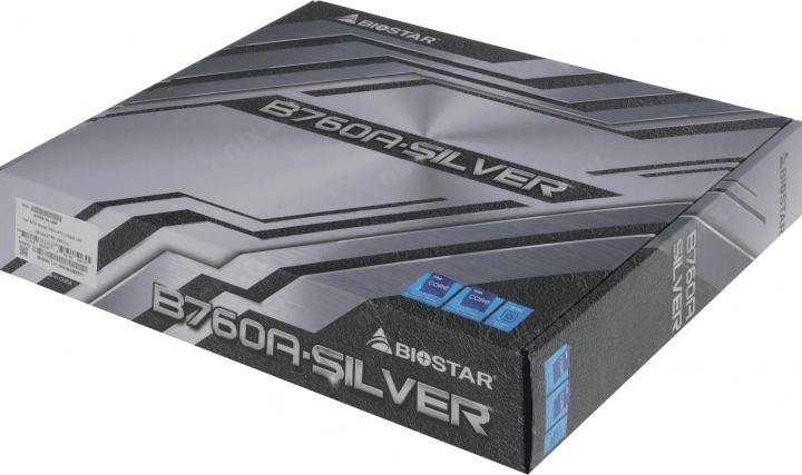Материнская плата Biostar B760A-Silver  Soc-1700 Intel B760 4xDDR5 ATX AC`97  8ch(7.1) 2.5Gg RAID+VGA+HDMI+DP