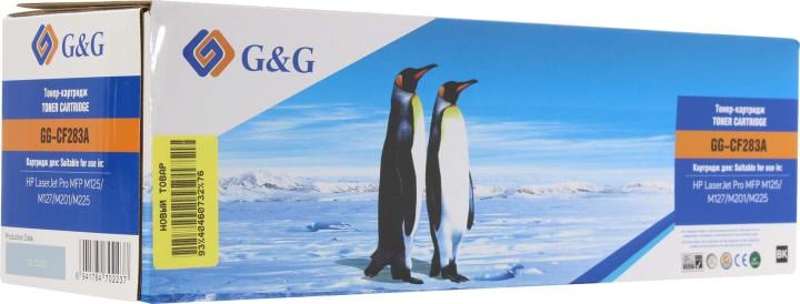 Картридж G&G GG-CF283A Black для HP LJ  Pro MFP M125/M127/M201/M225