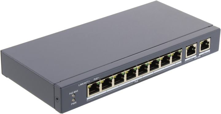 Коммутатор Hikvision HiWatch DS-S1008P неуправляемый
