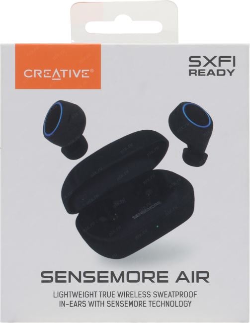 Наушники с микрофоном Creative SENSEMORE AIR <51EF1020AA000> (Bluetooth 5.2, с  регулятором  громкости)