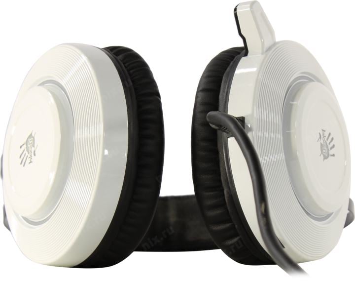 Наушники с микрофоном Bloody G521 White (7.1, шнур 2.3м,  USB, срегулятором громкости)