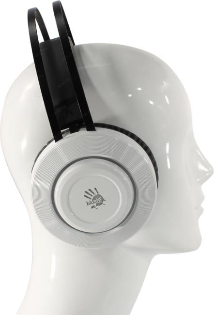 Наушники с микрофоном Bloody G521 White (7.1, шнур 2.3м,  USB, срегулятором громкости)