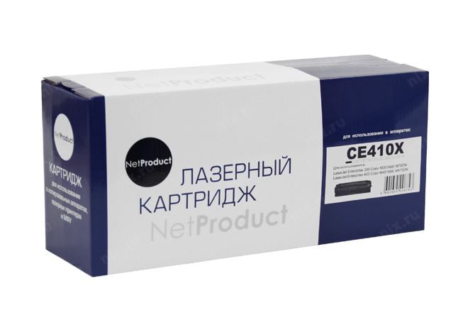 Картридж NetProduct N-CE410X, для HP CLJ Pro300 M351/M451, Bk, 4K
