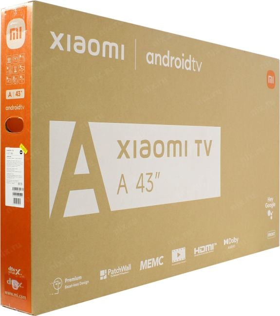43"     Xiaomi Mi TV A 2026 <L43MB-AURU> (3840x2160, HDMI, LAN,WiFi, BT,  USB, DVB-T2, SmartTV)