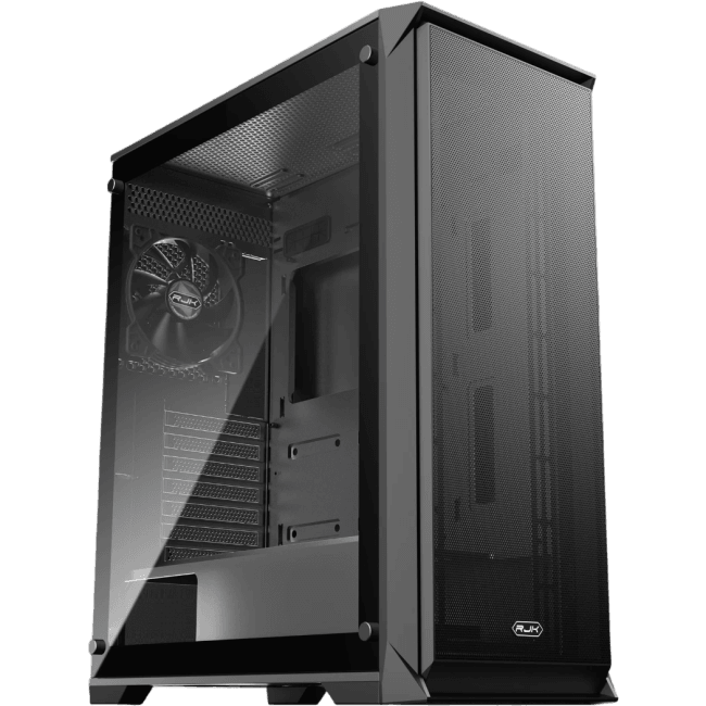RAIJINTEK CO LTD 0R20B00263 Корпус без блока питания/  ARCADIA 41, Midi-Tower, TG, 1x120mm, 2xUSB-A 3.0 +  1xUSB-C,  ATX,