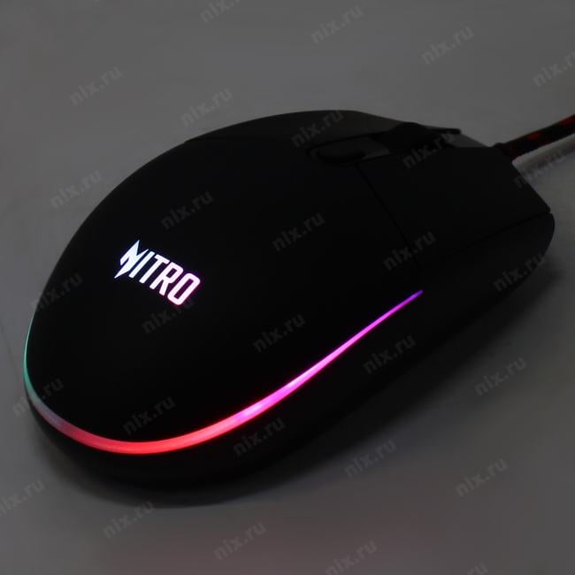 Acer Gaming Optical Mouse OMW400  <ZL.MCEEE.02U>  (RTL)  USB 6btn+Roll