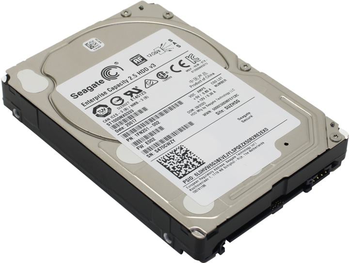 Жесткий диск Seagate ST1000NX0333, 1TB, SAS, 2.5", 7200
