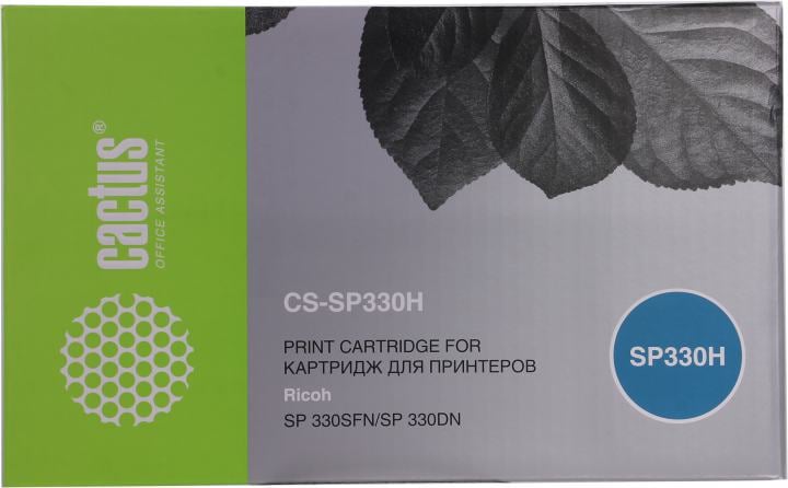 Картридж Cactus CS-SP330H Black для Ricoh SP  330SFN/SP  330DN