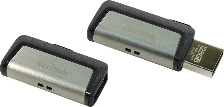 SanDisk Ultra <SDDDC2-128G-G46> USB3.0/USB-C OTG Flash Drive  128Gb  (RTL)
