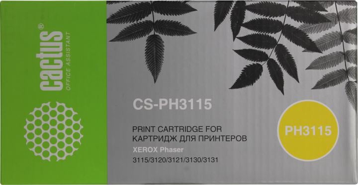 Картридж Cactus CS-PH3115 для  Xerox Phaser 3115/3120/3121/3130/3131
