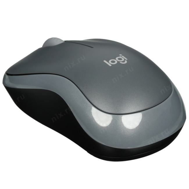 910-006540 Мышь Logitech M185 черный/серый оптическая 1000dpi беспров. USB  для  ноутбука  2but ()
