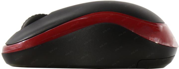 Logitech M185 Red Wireless Mouse <910-002633> (RTL) USB  3btn+Roll  уменьшенная