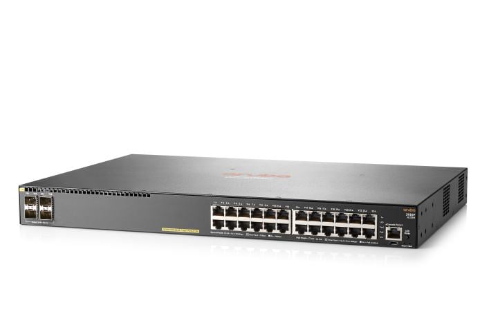 Коммутатор Управляемый HPE - Aruba 2930F 24G PoE+ 4SFP+, Layer 3, 24-PoE, 24-1GbE, 4-SFP+, RAM-1024MB, SNMP, telnet, Web, CLI, в стойку, JL255A