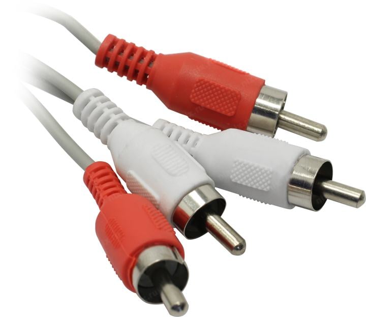 Кабель соединительный Smartbuy 2xRCA (M) - 2xRCA (M), 5,0 м, в пакете (KA225)
