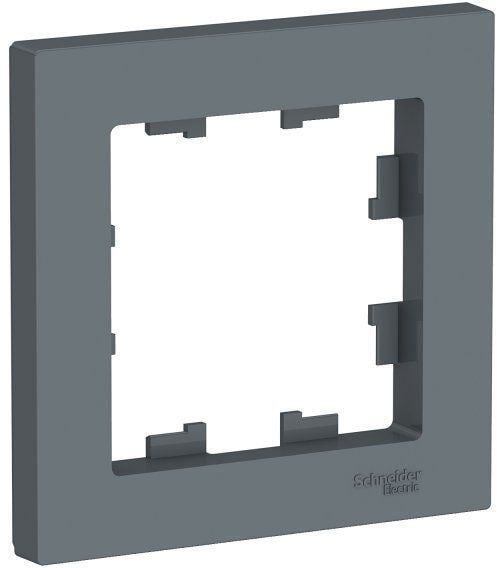 Рамка Schneider Electric ATN000701, AtlasDesign, 1x, накладная, серый
